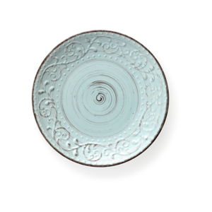Tyrkysový tanier z kameniny Brandani Serendipity, ⌀ 27,5 cm