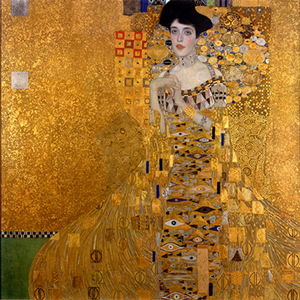 Reprodukcia obrazu Gustav Klimt Adele Bloch-Bauer I, 80 x 80 cm