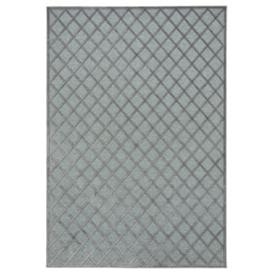 Sivo-modrý koberec Mint Rugs Shine Karro, 80 × 125 cm