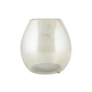 Sklenená váza vo svetlozelenej farbe De Eekhoorn Simple, Ø 20 cm