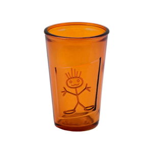 Oranžový pohár Esschert Design Zeus, 0,3 l
