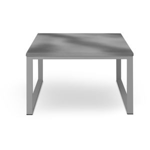 Sivý exteriérový stôl v betónovom dekore v sivom ráme Calme Jardin Nicea, dĺžka 70 cm