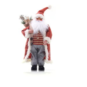 Červená vianočná soška DecoKing Santa