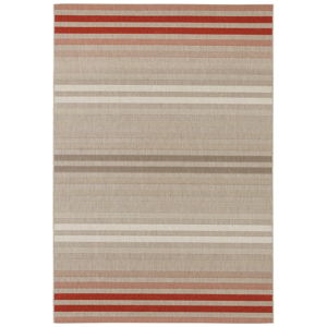 Červeno-krémový vonkajší koberec Bougari Paros, 120 x 170 cm
