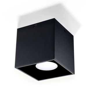 Čierne stropné svetlo Nice Lamps Geo