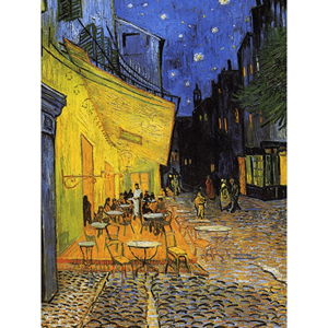 Reprodukcia obrazu Vincenta van Gogha - Cafe Terrace, 40 × 30 cm