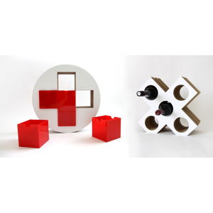 Set červenej lekárničky a vinotéky Unlimited Design for kids