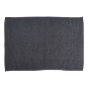 Čierna bavlnená kúpeľňová predložka Bahne & CO, 70 x 50 cm