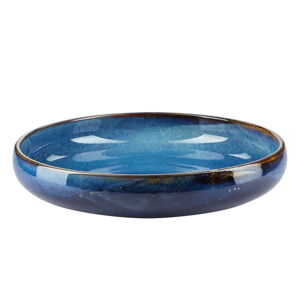 Modrý porcelánový tanier Bahne & CO Space, ø 29,5 cm