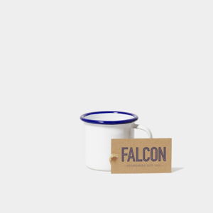 Biela smaltovaná šálka na espresso Falcon Enamelware, 160 ml