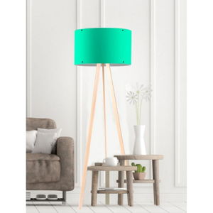 Zelená stojacia lampa Simple