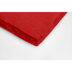 Červená mikroplyšová prikrývka na dvojlôžko My House, 180 × 200 cm
