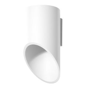 Biele nástenné svietidlo Nice Lamps Nixon, dĺžka 20 cm
