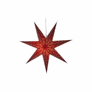 Červená svietiaca hviezda Star Trading Paperstar Galaxy, 60 cm
