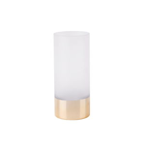 Bielo-zlatá váza PT LIVING, výška 18,5 cm