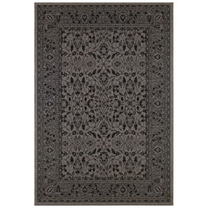 Čierno-fialový vonkajší koberec Bougari Konya, 140 x 200 cm
