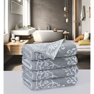 Sada 4 bavlnených uterákov Muller Textiels Preyo, 50 × 100 cm
