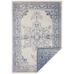 Modro-krémový vonkajší koberec NORTHRUGS Borbon, 160 x 230 cm