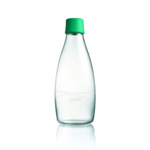 Sýtozelená sklenená fľaša ReTap s doživotnou zárukou, 800 ml