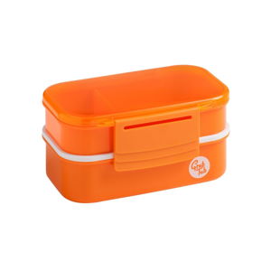 Set 2 oranžových desiatových boxov Premier Housewares Grub Tub, 13,5 × 10 cm