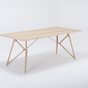 Jedálenský stôl z masívneho dubového dreva Gazzda Tink, 200 × 90 cm