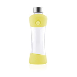 Žltá sklenená fľaša z borosilikátového skla Equa Active Lemon, 550 ml