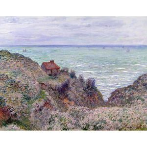 Reprodukcia obrazu Claude Monet - Cabin of the Customs Watch, 50 × 40 cm