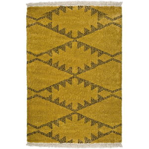 Žltý koberec Universal Zaida Mostaza, 120 × 170 cm