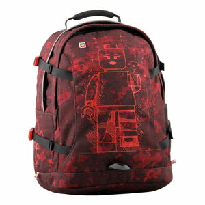 Červený detský batoh LEGO® Tech Teen