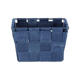 Modrý úložný košík Wenko Adria, 14 × 9 cm