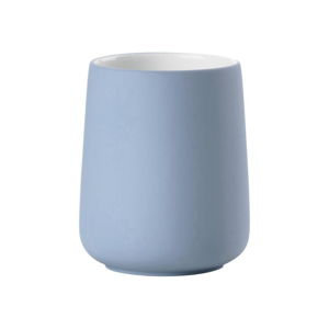 Modrý porcelánový pohárik na zubnú kefku Zone Blue Fog