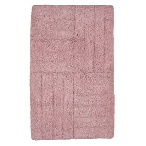 Ružová kúpeľňová predložka Zone Classic, 50 × 80 cm