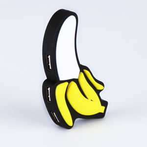 USB hub so 4 konektormi Just Mustard Banana