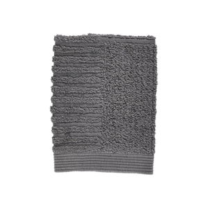 Sivý bavlnený uterák Zone Classic, 30 × 30 cm