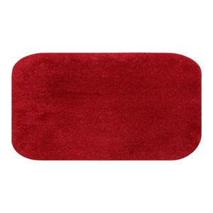 Červená predložka do kúpeľne Confetti Miami, 80 × 140 cm