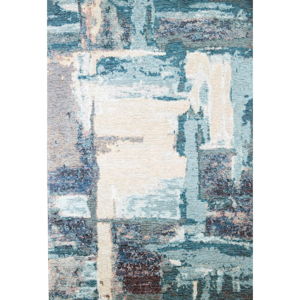 Modrý koberec Eco rugs Leonore, 135 × 200 cm