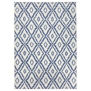 Modro-biely vonkajší koberec Bougari Rio, 160 x 230 cm