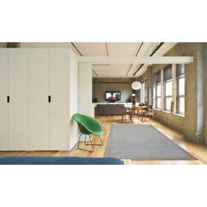 Modrý vonkajší koberec do exteriéru Floorita Chrome, 135 × 190 cm