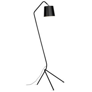 Čierna stojacia lampa s kovovým tienidlom (výška 155 cm) Barcelona – it's about RoMi