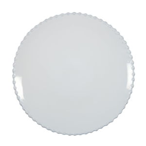 Biely kameninový tanier Costa Nova Pearl, ⌀ 28 cm