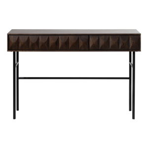 Čierny konzolový stolík Unique Furniture Latina