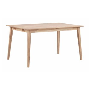 Matne lakovaný dubový jedálenský stôl Rowico Mimi, 140 x 90 cm