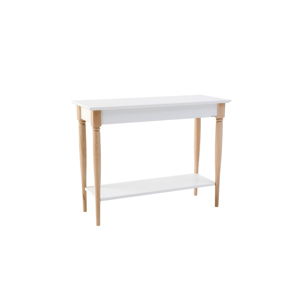 Biely konzolový stolík Ragaba Mamo, šírka 105 cm