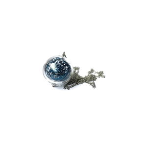 Sklenený modrý náhrdelník Ko-ra-le Wired Long