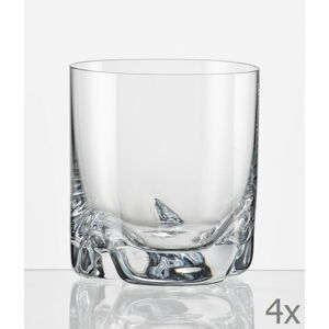 Súprava 4 pohárov na whisky Crystalex Bar-trio, 280 ml