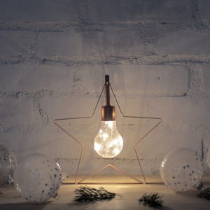 Dekoratívna LED lampička v tvare hviezdičky DecoKing Star