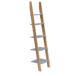 Tmavosivá rebríková polica Ragaba ASHME, šírka 45 cm