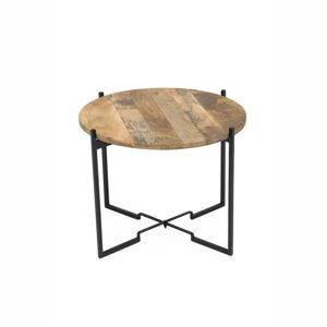 Konferenčný stolík so železnou konštrukciou WOOX LIVING Fera, ⌀ 53 cm