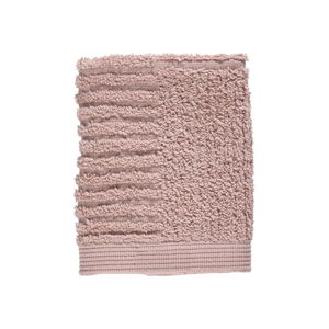 Svetloružový uterák zo 100% bavlny na tvár Zone Classic, 30 × 30 cm