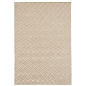 Krémový koberec Mint Rugs Shine Karro, 160 × 230 cm